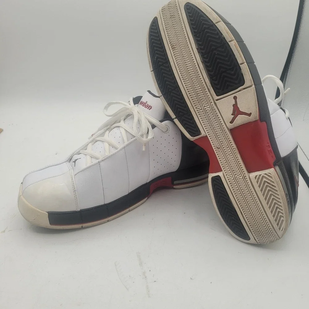 Air Jordan Team Elite II‎ Low White/Varsity Red Black Size 10 Model 310011-130